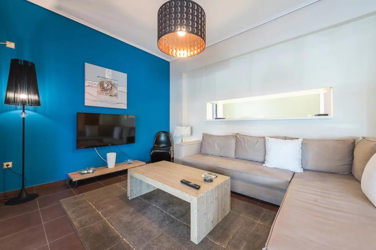Glyfada Glass-Walled Designed Apt Athens Ngoại thất bức ảnh
