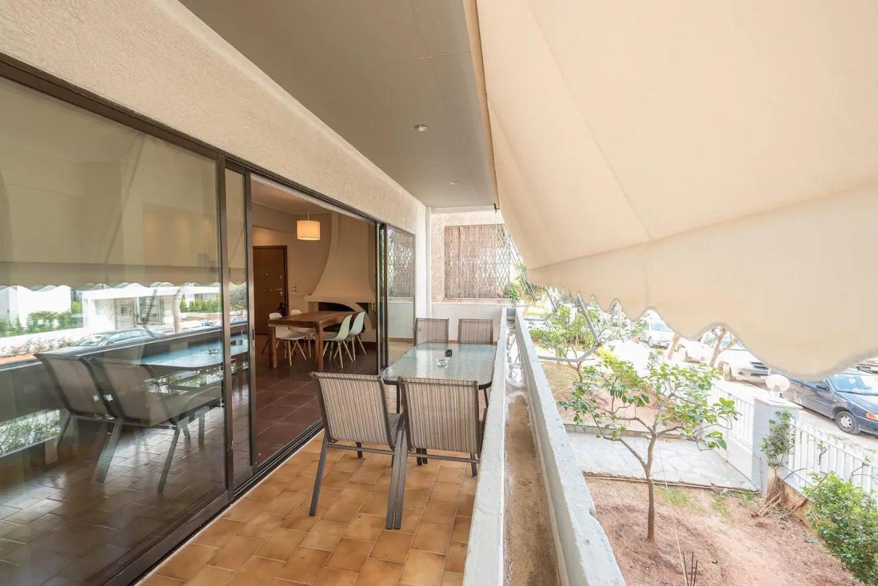 Glyfada Glass-Walled Designed Apt Athens Ngoại thất bức ảnh