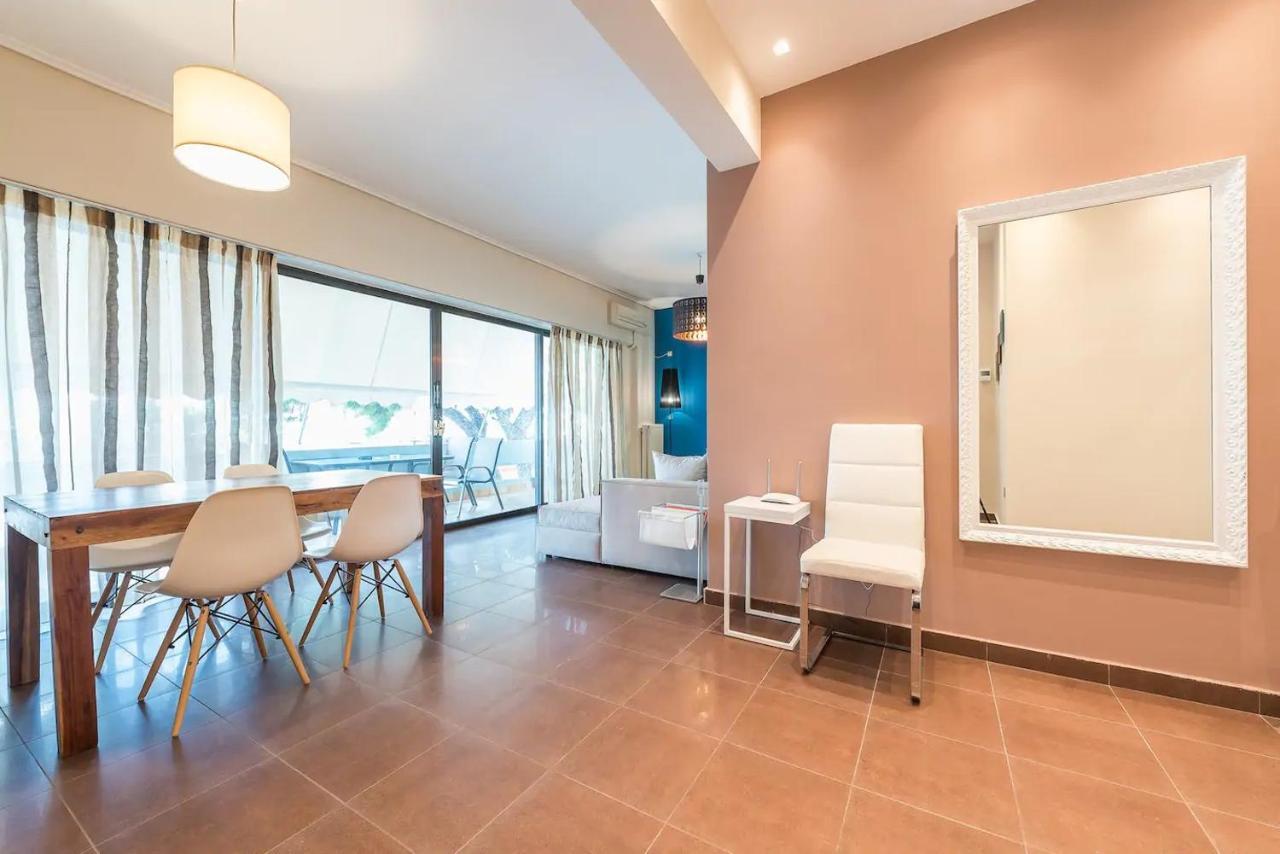 Glyfada Glass-Walled Designed Apt Athens Ngoại thất bức ảnh