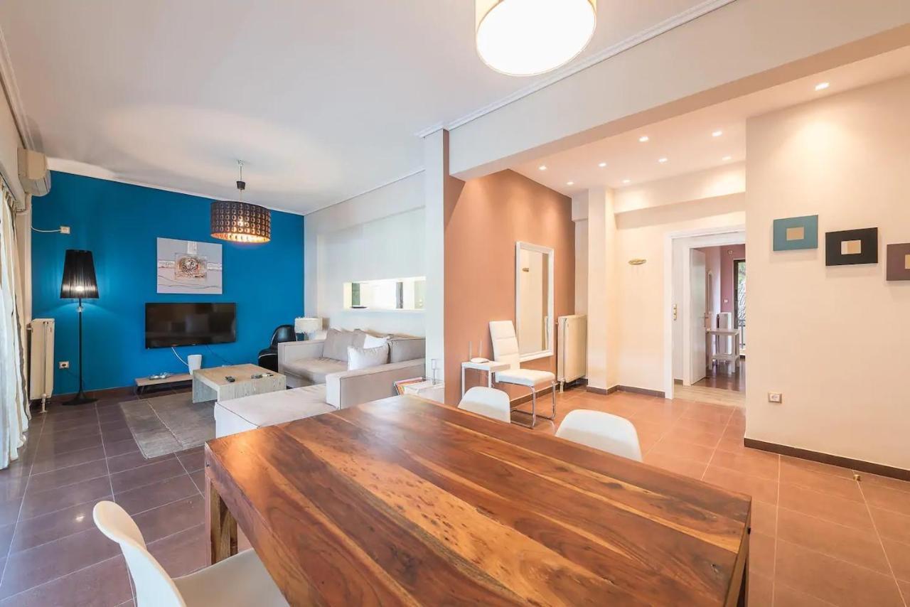 Glyfada Glass-Walled Designed Apt Athens Ngoại thất bức ảnh