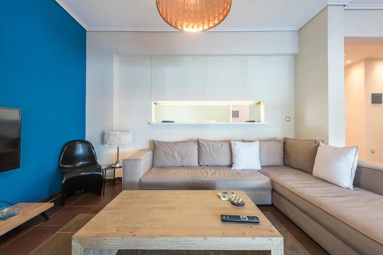Glyfada Glass-Walled Designed Apt Athens Ngoại thất bức ảnh