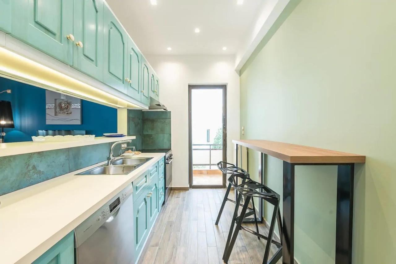 Glyfada Glass-Walled Designed Apt Athens Ngoại thất bức ảnh